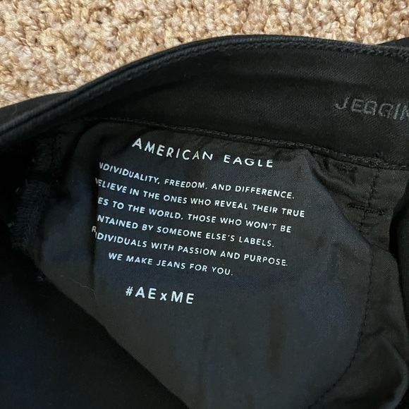 American Eagle Next Level Stretch Black Jegging Size 18 Long - Picture 3 of 5
